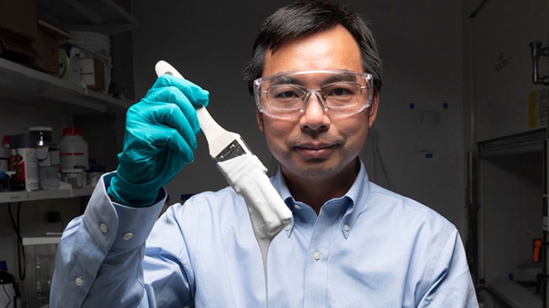 Purdue University mechanical engineering Professor Xiulin Ruan and his students have made it into the Guinness Book of World Records for the whitest paint ever recorded.